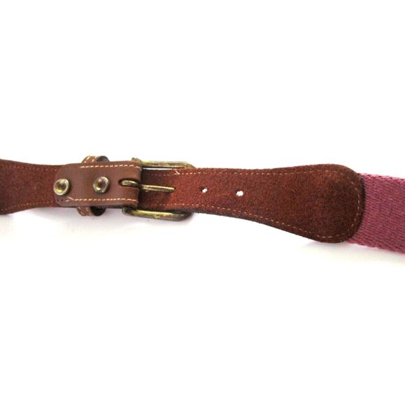 GANT Genuine Leather and Fabric Belt - Boy/Teen/Child - Made in USA - 28-31" - Picture 8 of 14